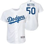 Outerstuff Mookie Betts Los Angeles Dodgers MLB Toddler 2-4 White Home Player Jersey (2T)