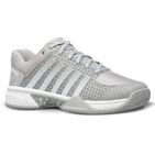 K-Swiss Women's Hypercourt Express 2 Wide Tennis Shoe, High Rise/White, 6