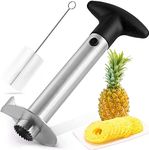 Pineapple Corer Remover, Stainless Steel Pineapple Core Remover Tool for Home Kitchen with Sharp Blade for Diced Fruit Rings