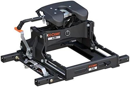 CURT 16057 A25 Sliding 5th Wheel Hitch, 25,000 lbs, Fits Select Chevy, Ford, GMC Puck System