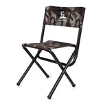 GREENLANDS Foldable Camping Chair - Mild Steel Camo, Lightweight Portable Folding Chair for Trekking, Picnic, Outdoor & Garden, Supports Upto 100 KG