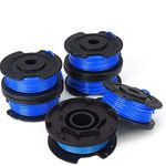 TURMIN Strimmer Spool Compatible with Ryobi One+AC14RL3A, 6 Pack Autofeed Strimmer Line Replacement for Ryobi 18V 24V 40V,0.065" 11ft