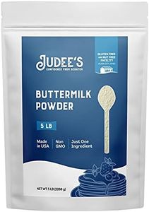 Judee’s Bulk Buttermilk Powder 40 lb (5lb Pack of 8) - 100% Non-GMO, Gluten-Free and Nut-Free - Perfect for Pancakes, Fried Chicken and Cornbread - Use in Baking or Cooking - Make Liquid Buttermilk