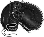 Wilson 2024 A700 12'' Baseball First Base Mitt - Black/Silver/White, Right Hand Throw