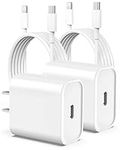 iPhone Charger [MFi Certified],2Pack 20W PD 3.0 USB C Charger Block with 6FT USB C to Lightning Cable,Fast Charging Plug Compatible iPhone 14/13/12/11 Pro/Max/XR/XS/Plus/iPad