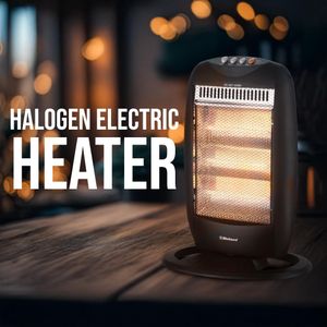 Belaco 3-Bar Halogen Heater 1200W – Portable Electric Room Heater