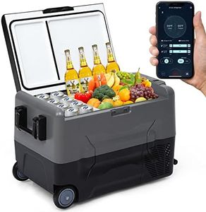 CHEINAUTO Portable Refrigerator, 58QT, Black