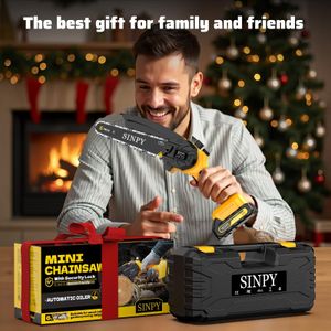 SINPY 6" Cordless Mini Chainsaw – Lightweight Handheld Electric Saw