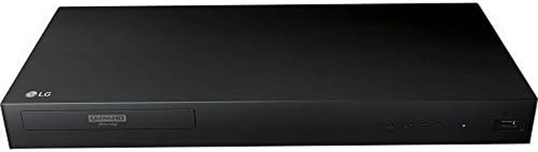 LG 3D Ultra High Definition Blu-Ray 4K Player with Remote Control, HDR Compatibility, Upconvert DVDs, Ethernet, HDMI, USB Port (Black) - NO WiFi