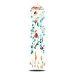 Jangostor Seashell Wind Chimes Multi Color Handmade Wind Chimes, for Garden Bar Store Hanging Ornament Home Decor Beach Decoration Party Gift (6.7 x 29 Inches)