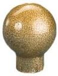 Vinyl Slip Fit Ball Top 1 Inch Pole Gold for Porch Flagpole