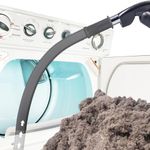 Sealegend 1 Piece Dryer Vent Cleaning Kit, Dryer Vent Cleaner Dryer Lint Vacuum Attachment with Stretch Connector Compatible with All Vacuum Cleaner Vacuum Hose Lint Remover, Grey 31.5 Inch