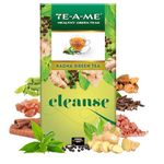 TE-A-ME Cleanse Kadha Green Tea Bags 25 pcs | Green Tea - Cleanse Kadha| Green Tea Bags - Cleanse Kadha