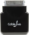 CableJive dockStubz+ Charge Converter and 30-pin Pass Through Adapter for iPhone, iPod, and iPad