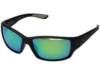 Maui Jim Men's Local Kine Polarized Sport Sunglasses, Blk/Tran Grn/Lt Tran Gry, Large