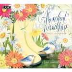 LANG Abundant Friendship 2025 13.4 x 24 Inch Monthly Deluxe Wall Calendar | Envelope |