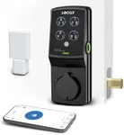 Lockly Secure Pro, Wi-Fi Smart Deadbolt, Keyless Entry Door Lock, PIN Genie® Keypad, 3D Biometric Fingerprint Sensor, Auto Lock - Matte Black (PGD728WMB)