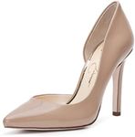 Jessica Simpson Women's Claudette Rubber Dress Pump, Chi Latte, 9.5 M US