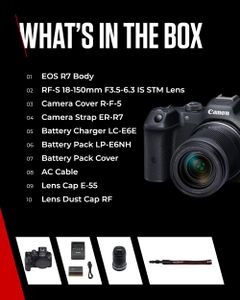 Canon EOS R7 Mirrorless Camera with 18-150mm Lens