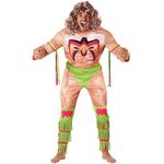 Morph Ultimate Warrior Costume Men, WWE Costume Adult, Wrestler Costume Adult, Wrestling Costume, WWE Fancy Dress Large