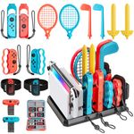 16 in 1 Nintendo Switch Accessory Set Combo, Switch Sport Gaming Accessory Organiser, Set Switch Gaming Accessory Set for Nintendo Swich /Switch OLED Family Party