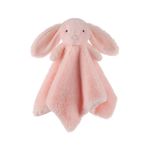 Apricot Lamb Stuffed Animals Blush Bunny Rabbit Security Blanket Infant Nursery Character Blanket Luxury Snuggler Plush Baby Lovey(Blush Bunny, 13 Inches)