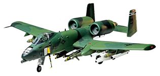 Tamiya TM61028 1/48 A-10 Thunderbolt II Plastic Model Airplane Kit Military 61028 A-10A 1:48 Aircraft, Green, Small