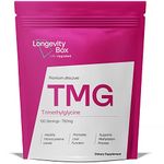 Longevity Box TMG Supplement 750mg x 120 Capsules - Over 99% Pure Trimethylglycine As Betaine, High Strength TMG, DNA Production, Enhance Liver & Heart Function, 3rd Party Certified, Vegan & Non-GMO