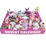 24 Pcs Kawaii Figures Toys for Kids Girls Boys, Valentine's Day Anime Advent Calendar, Surprise Gift Cartoon Kitty Figurines Toys for Fans Adults Collectors Home Decor,FIGURES (B)