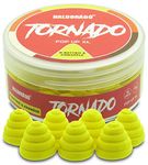 Haldorado Tornado Pop Up XL, Specially Shaped Cooked Floating Bait, Big Carp Fishing, 100% Biodegradable, N-Butyric-Pineapple, Yellow, 15mm