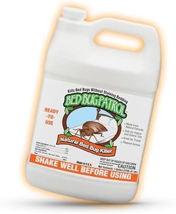 Bed Bug Patrol Natural Bed Bug Killer Spray, Child & Pet Friendly, Non-Toxic, Suitable for Home, Office, Vehicles, Mattresses & Furniture, 1 Gallon - 128oz (Refill) - Bug Spray Bed Bug Spray - Bug Bye