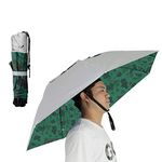 NEW-Vi Fishing Umbrella Hat Folding Sun Rain Cap Adjustable Multifunction Outdoor Headwear