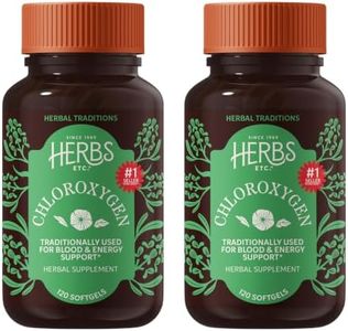 Herbs, Etc. ChlorOxygen Chlorophyll Concentrate Softgels, 120 Count, 2-Pack