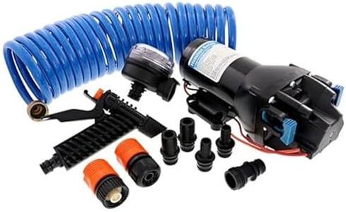 Jabsco 12V 60PSI Hotshot HD4 Washdown Saltwater Pump Kit