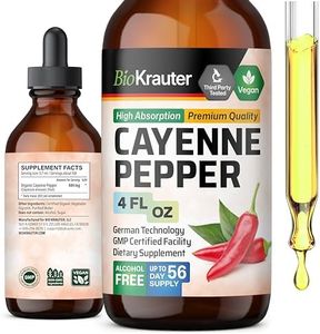 Cayenne Tincture 4 FL OZ Alcohol-Free Extract, 90 000 HU Organic Cayenne Pepper (Capsicum annuum)