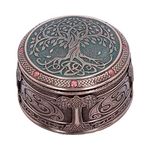 Nemesis Now Tree of Life Box 10cm, Resin, Bronze, One Size