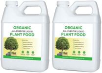 Organic All-Purpose Liquid Plant Food - Use on All Outdoor Plants: Flower Beds, Vegetable Gardens, Container Gardening | Concentrated Liquid Fertilizer Alternative (32oz, 2 Pack, Mixes to 64 Gallons)