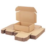 PHAREGE 9x6x3 inch Shipping Boxes 25 Pack, Brown Cardboard Gift Boxes with Lids for Wrapping Giving Women Men Presents, Corrugated Mailer Boxes for Packaging Mailing Small Business