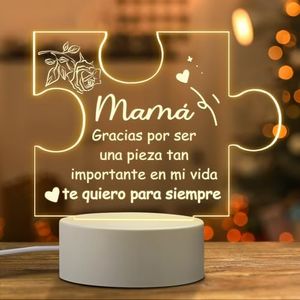 Coldbling Regalos para Madres Cumpleaños, Lampara Regalo Madre Navidad Cumpleaños, Regalo dia de la Madre, Mama Luz Nocturna Ideas Regalos para Mamá Mujer Originales