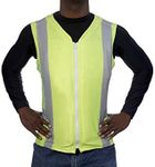 (Large (Chest Size 40-46), Yellow) - Glacier Tek Flex cool vest with nontoxic cooling packs ...