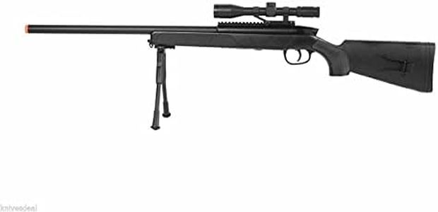 cyma zm51 Spring Airsoft Gun Sniper Rifle fps-400 w/bipod, Scope(Airsoft Gun)