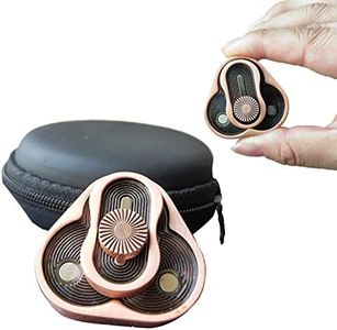 FSFHSJ Metal Fidget Slider,Triangle Rotation Metal Fidget Toys, Clover Shape EDC Adult Toys ,Fidget Toy Adults for Stress and Anxiety Relief，ADHD Fidget Toys Adults Suitable for Office (Bronze)