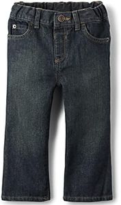 The Children's Place Baby Boys and Toddler Boys Basic Bootcut Jeans, Dry Indigo, 3T