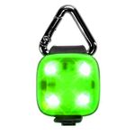woeita USB Rechargeable LED Dog Safety Light, Waterproof Clip On Dog Light for Night Walking, Running and Camping (Green)
