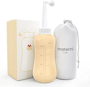 Semi-Transparent 500 ml / 17 oz Materni Peri Bottle for Postpartum Care | Portable Bidet Sprayer, Travel Bidet | Labor and Delivery Essentials for Soothing Relief from Birth Pains or Hemorrhoids