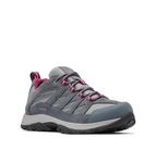 Columbia Women's Crestwood low rise hiking shoes, Blue (Zinc x Dark Fuchsia), 6.5 UK