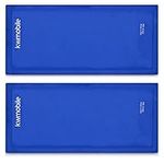 kwmobile Cold Compress Gel Packs - 2X Reusable Gel Ice Packs for Hot/Cold Use (28 x 13 cm)