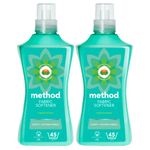 method Fabric Softener Tropical Coconut, 2 x 45 Wash / 2 x 1.575L