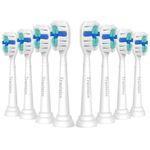 Trustnice Toothbrush Heads for Philips Sonicare ProtectiveClean 4100 C2 Brush Head -Compatible with All Sonicare Snap-on Electric Toothbrush Modle, 8 Pack