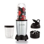 NutriPro Juicer Mixer Grinder - Smoothie Maker - 500 Watts (2 Jar, Silver) - 2 Year Warranty